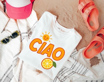Comfort Colors® Ciao Bella Italy Shirt, Italian Scooter T-shirt, Unisex