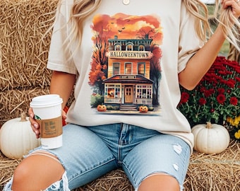 Comfort Colors® Halloweentown Shirt, Halloween Tshirt, Retro Halloweentown T-Shirt, Halloweentown University Tees, Halloween Crewneck Gifts