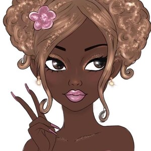 Retrato personalizado estilo Bratz – Desenho de avatar de boneca digital, ilustração de busto fofo, encomenda de desenho animado