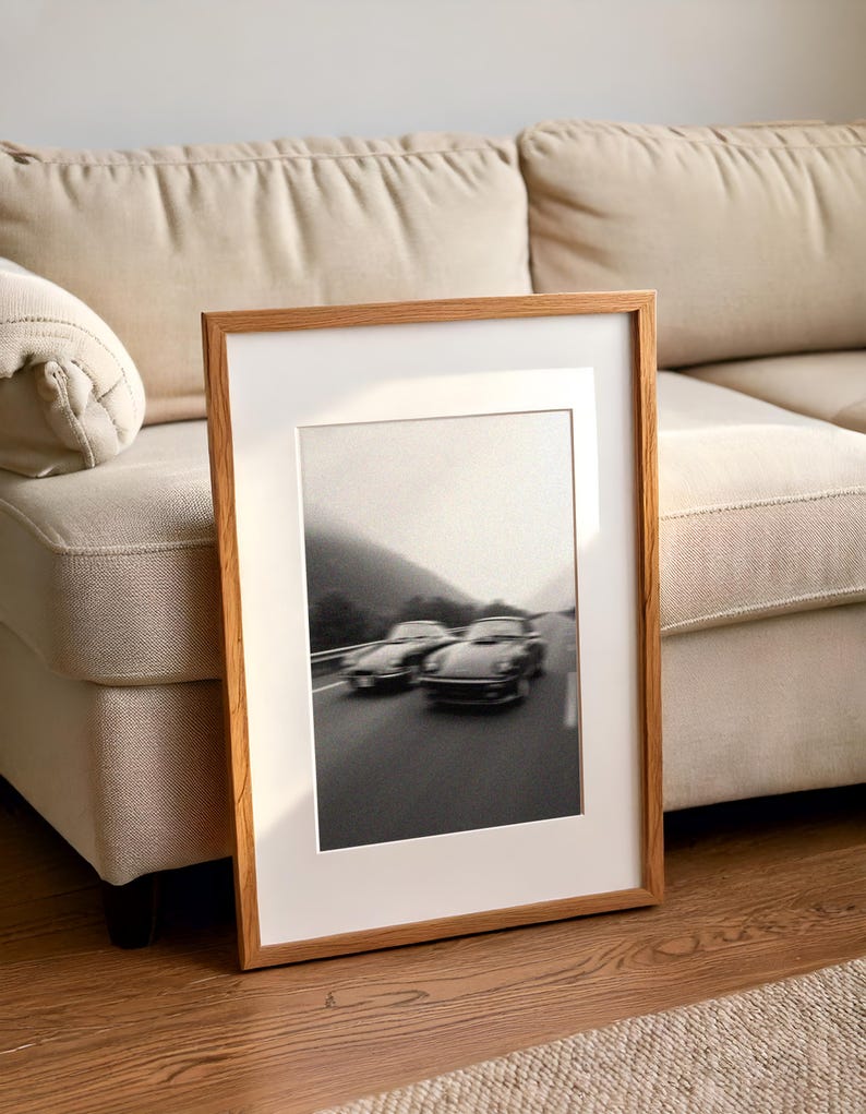 Automotive vintage wall art featuring Porsche 911 in retro racing scene, perfect gift for classic car fans and speed lovers, high-quality print for home, office, or garage decor, race-inspired Porsche poster, unique gift for him, classic motorsport style, automotive enthusiast collectible, bold and stylish racecar artwork.Vintage Racing Porsche Poster Print | Automotive poster | Vintage Car Racing Gift | Wall Art for Racing Fans | Porsche 911 Poster Gifts