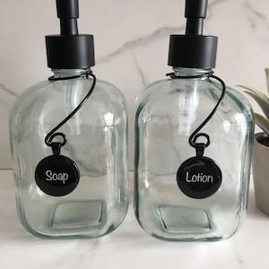 New style soap and lotion tags, soap dispenser tags, waterproof labels, soap labels, soap tags, trending decor, bathroom decor, unique label