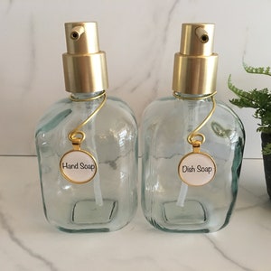 Hand Soap | Dish Soap | Tags | Gold Tags | Kitchen | Soap Dispenser Tags | Labels | Soap Labels | New Home | Gift | Waterproof Labels | Tags