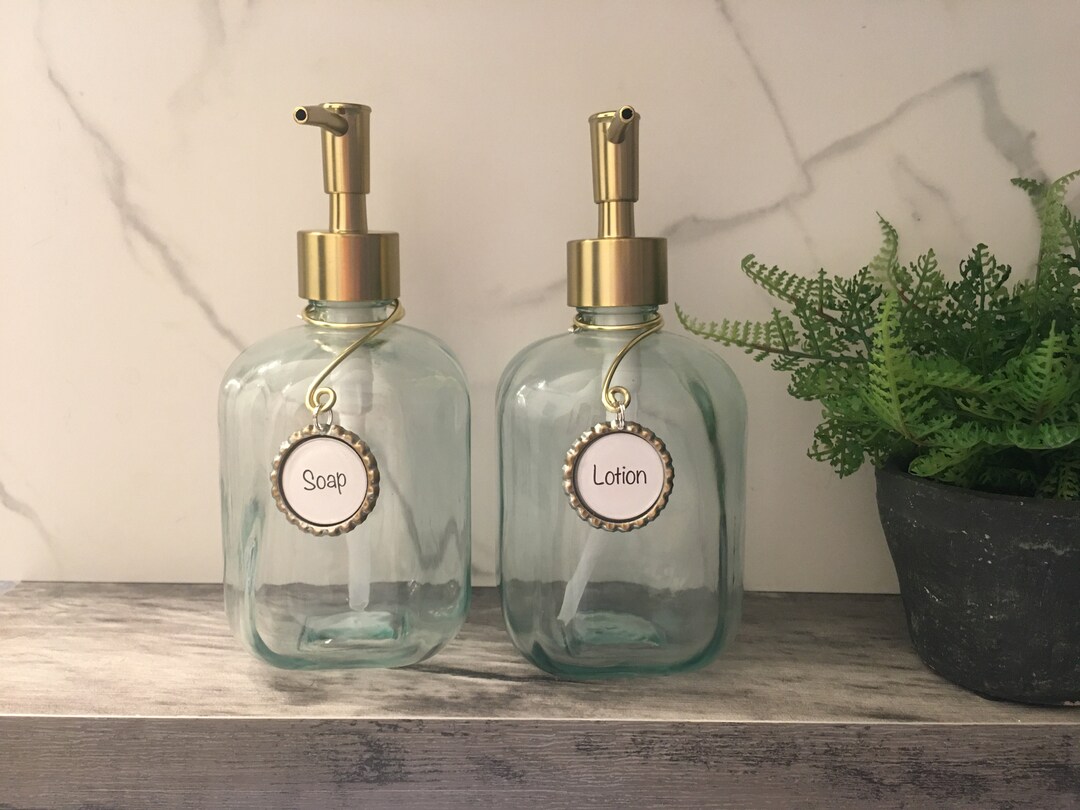 Gold Soap Tags Crimped Soap and Lotion Tags Soap and Lotion Labels