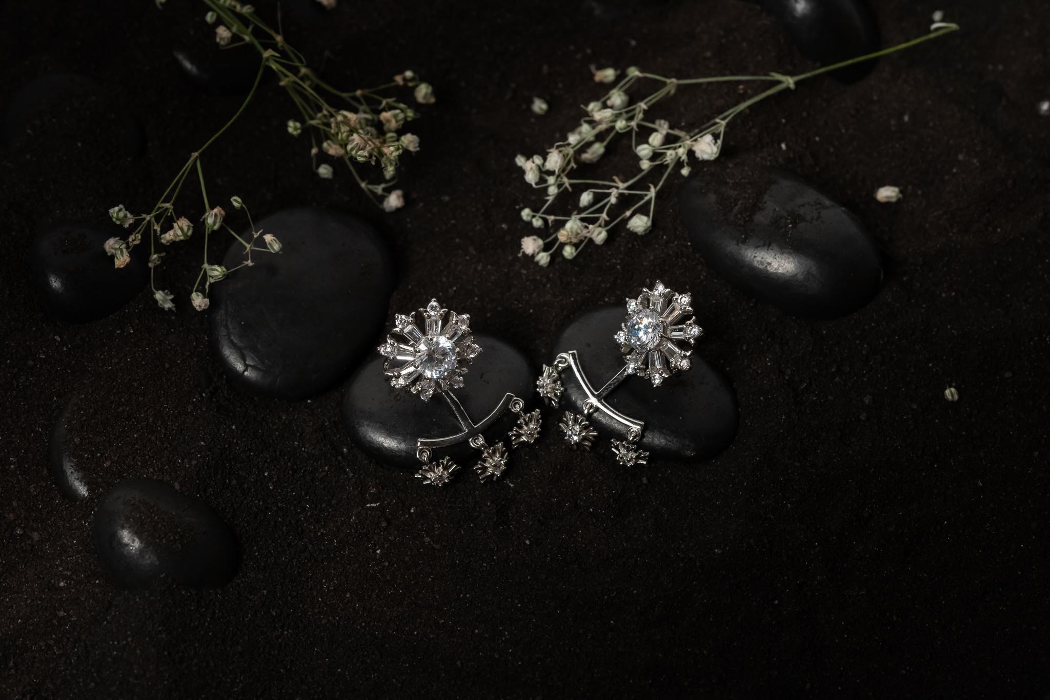 Orecchini Natale Donna 1 Pairs Fiocchi di Neve Orecchini Natalizi Donna Argento Fiocchi di Neve Orecchini Pendenti Orecchini Anallergici Bambina Gioielli Natalizi Regali Natalizi Moda Gioielli Regalo