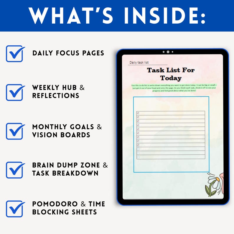 Daily Routine Worksheet Onenote Onenote Planner – Editable Daily Routine Onenote Template for ADHD ...