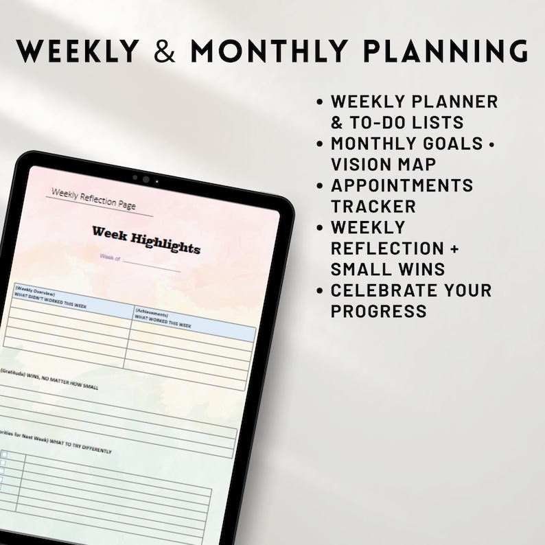 Daily Routine Worksheet Onenote Onenote Planner – Editable Daily Routine Onenote Template for ADHD ...