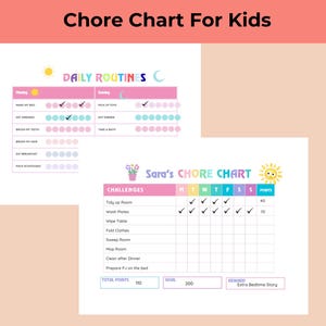 ADHD Friendly Declutter Planner Bundle Printable Canva Weekly, Monthly, Yearly Cleaning Schedule Template