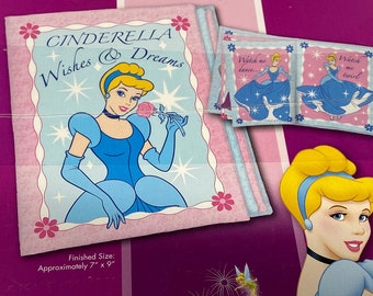 Cinderella Soft Book DIY Kit, Toddlers Quiet Play, Cinderella Wishes and Dreams Soft Book, Gifts for Kids