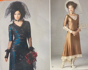 Simplicity Costume Pattern 1772, Misses Sizes 12-20, Wedding Gown, Cosplay, Steampunk