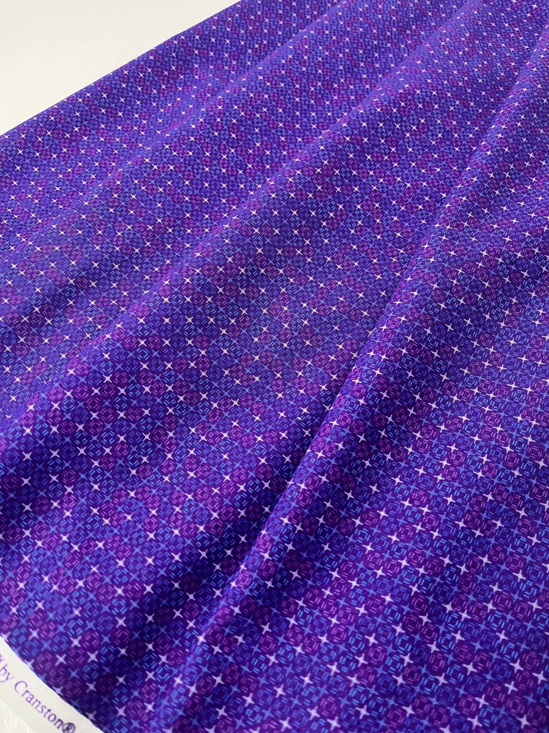 Purple Quilt Fabric From Cranston Print Works, Quilting Treasures