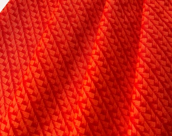 Orange Quilting Cotton by Laura Wagner for Marcus Brothers, Half Yard Remnant, Gift for Quilters