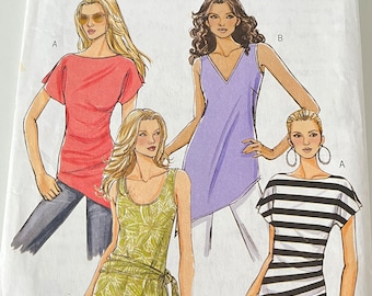 Butterick Pattern 5035 Sizes XS-M, Misses & Misses Petite Tunic and Sash. Un Cut Patterns, Gift for Sewists