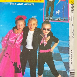 Vintage 50&#39;s Poodle Skirt Pattern McCalls 2885 Uncut L-XL, Retro Halloween & Cosplay Costumes