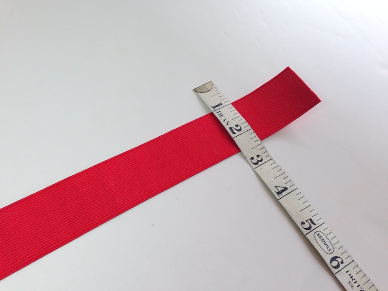 Craft and Sewing Supplies Red Elastic 1 38 Wide Elastic