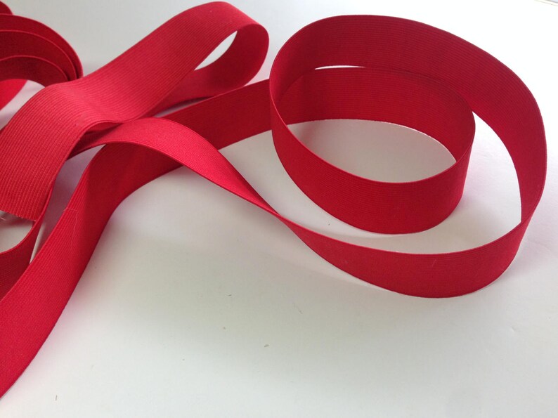 Craft and Sewing Supplies Red Elastic 1 38 Wide Elastic