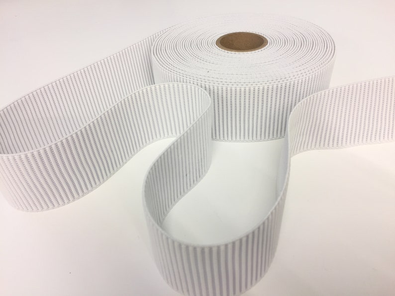 2 Wide Ribbed Waistband Elastic by the Yard Nonroll Etsy Canada