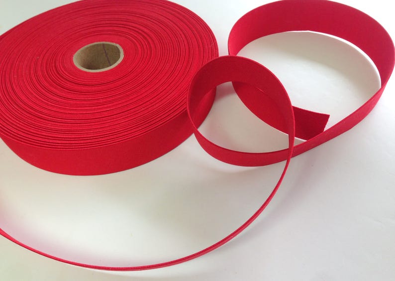 Craft and Sewing Supplies Red Elastic 1 38 Wide Elastic