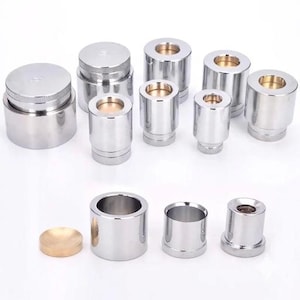 Molde para prensar botones redondos / Molde para hacer botones de costura DIY para prensa manual o martillo / Molde para botones recubiertos de tela 20L–60L