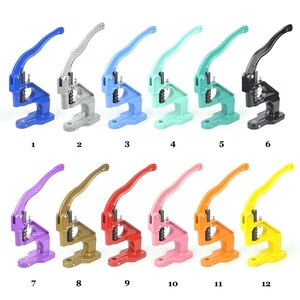 Universal Hand Punch Press Machine | Eyelet Grommet Rivet Snap Button Tool | DIY Craft Leather & Fabric Press Machine