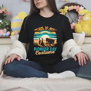Costume T-Shirt Vintage Pioneer Day Boys PNG  Western Theme Casual Wear This Is My Pioneer Shirt