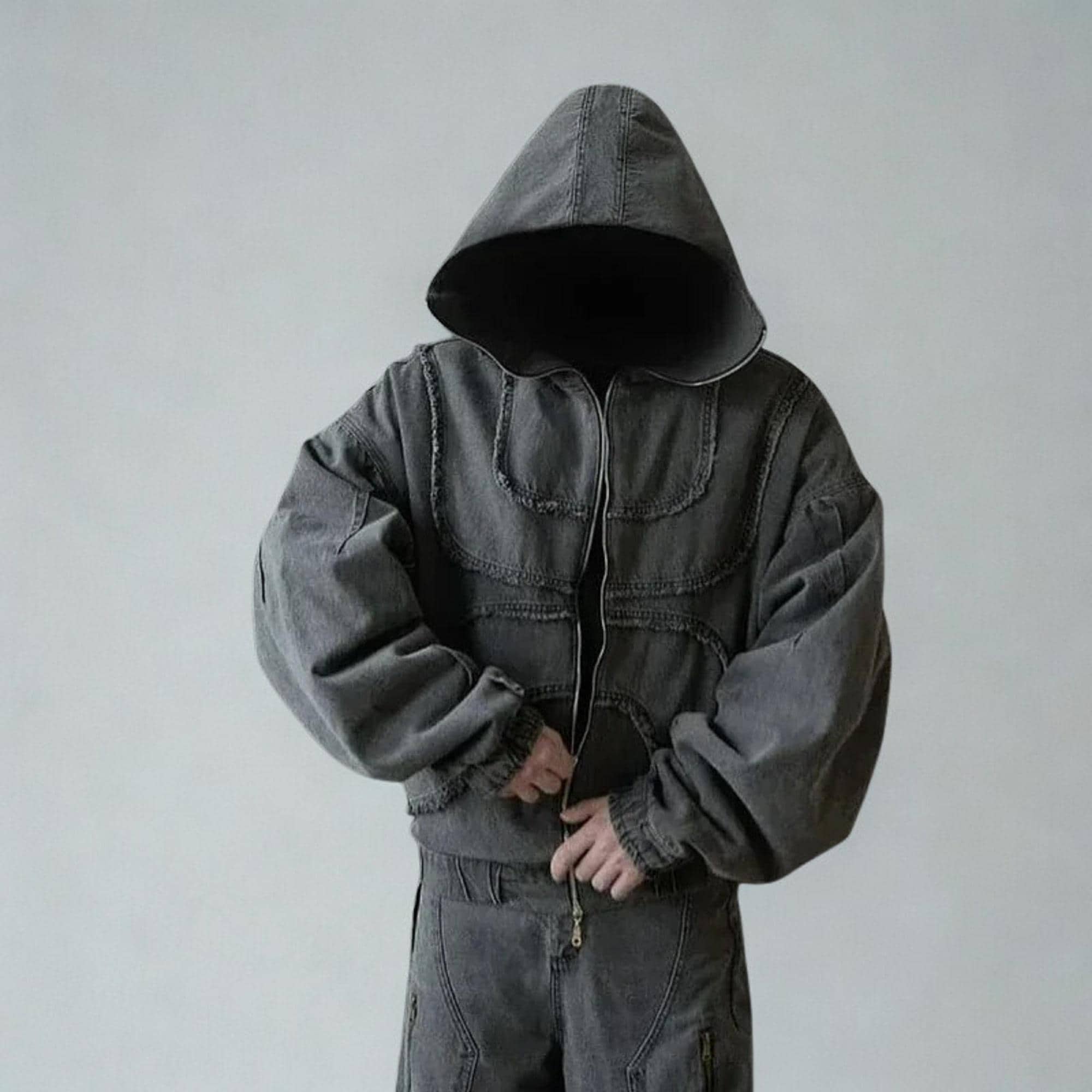 ジャケット・アウター OZONE COMMUNITY 90s half coat y2k S7c1b18770a314a1c802aa40f5ca4b