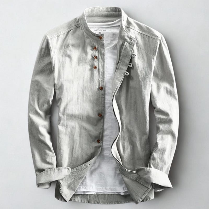 Stand Collar Shirt - Etsy