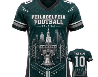 Koszulka piłkarska Philadelphia 3D, koszulka kibica sportowego Philadelphia City Mesh