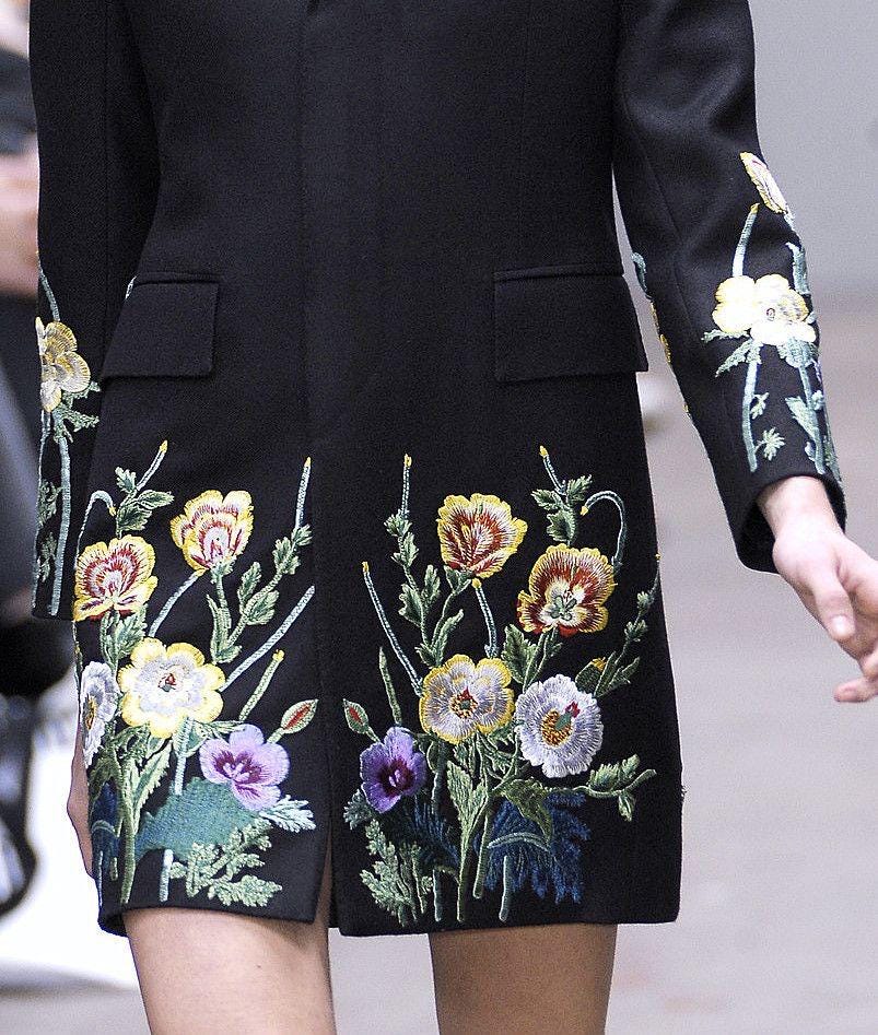 embroidered blazer dress Lia Navy and Gold Brocade Blazer Dress Medium