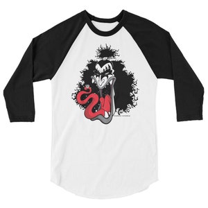THE DEMON - 3/4 sleeve T Shirt