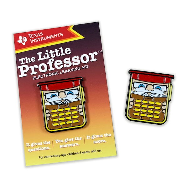 lil professor calculator pin