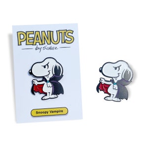 Snoopy Vampire Pin
