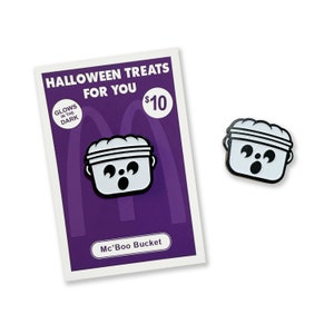 Glow in the Dark Ghost Bucket Pin