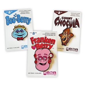 Lot de 3 épingles Cereal Monster