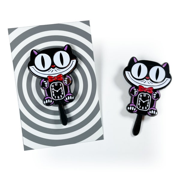 Cat clock pins