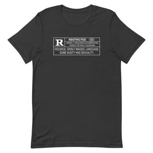 R - Rated T Shirt - Etsy