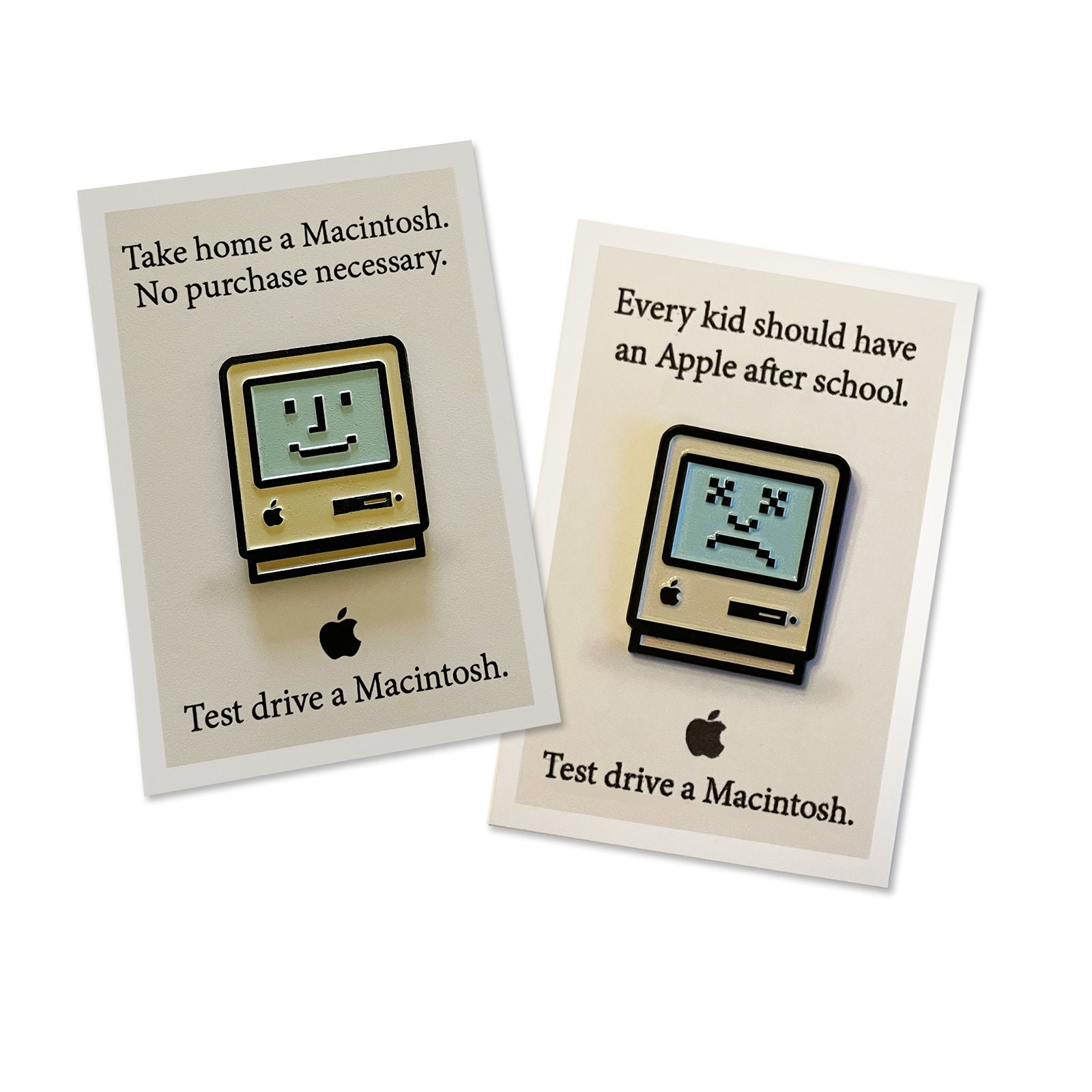 Apple Logo Pin - Etsy