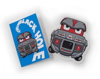 V.I.N.C.E.N.T. Pin & Sticker 2 pack