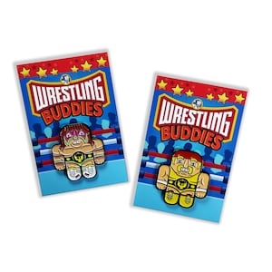 Wrestling Buddies Pin 2 Pack