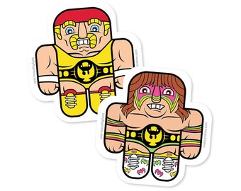 Wrestling Buds sticker 2 pack
