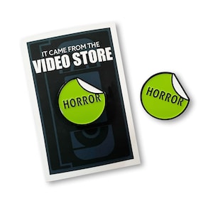 Video Store Horror Pin