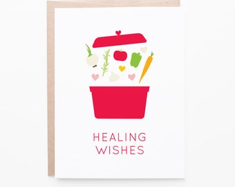 Healing Wishes Greeting Card | Get Well Soon, Thinking of You | Soup for the Soul