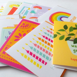 Greeting Card Grab Bag | 10 assorted occasion cards | Birthday, thank you, and everyday occasions + FREE SHIPPING!