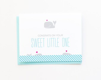 New Baby Greeting Card | Congratulations On Your Sweet Little One