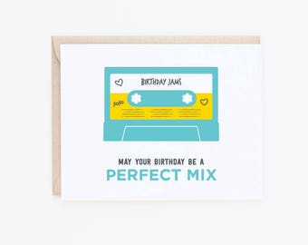 Birthday Card | Mixtape | Happy Birthday Jams | Retro 80s Celebration