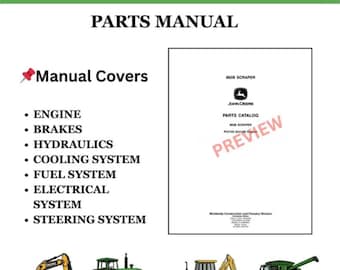 John deere R450 Self-Propelled Windrower - Parts Manual PC10313 (PDF Manual)