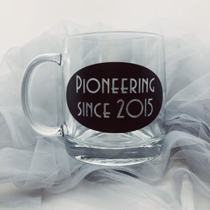 Pionero desde..... Taza de taza de té de café personalizable
