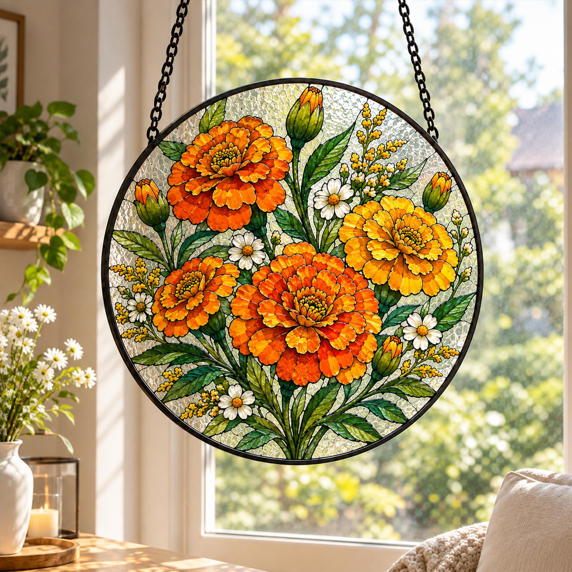 Stained Glass Cosmos Flower - Etsy
