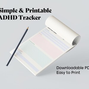 ADHD Daily Planner – Printable A4 Focus Planner | Brain Dump, Time ...