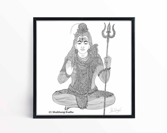 Lord shiva Pencil art iPhone X Case by Pradeep Prajapati - Pixels