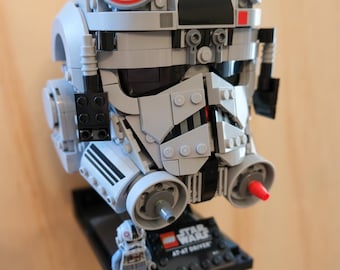 Expositor para cascos LEGO® Star Wars / Espacios para minifiguras / Montaje en pared o escritorio